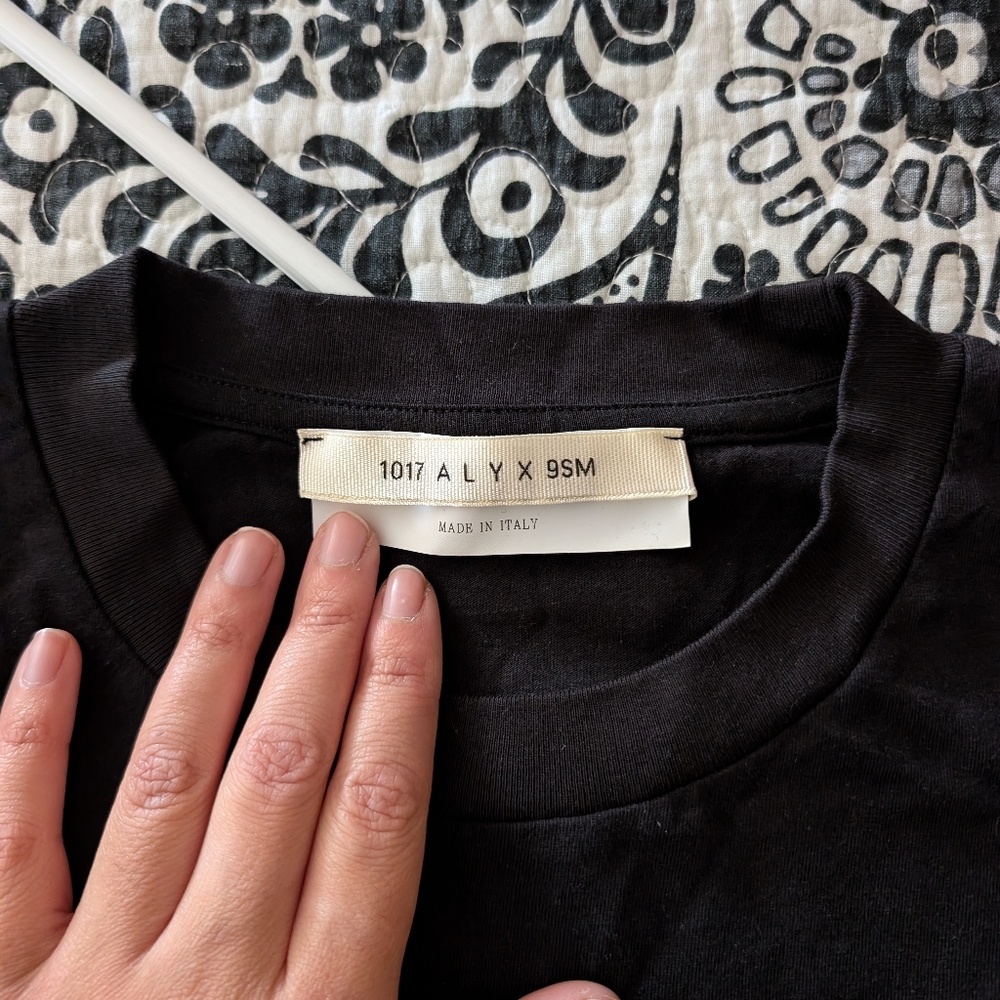 1017 ALYX 9SM Black Short Sleeve Tee